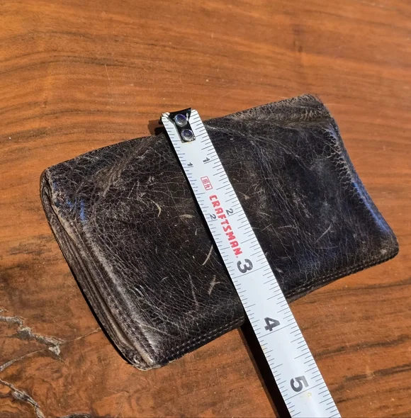 Vintage FOSSIL leather Brown Wallet Bilfold - Picture 3 of 10